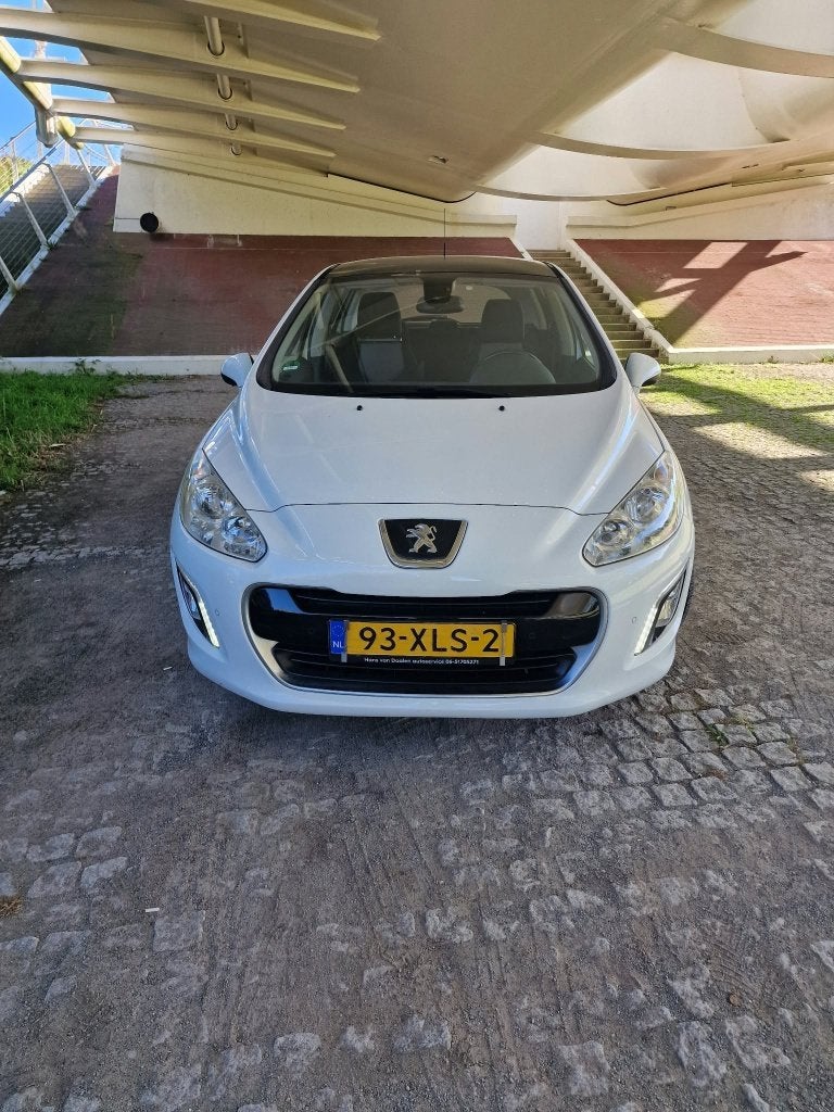 Peugeot 308 1.6 VTI 16V 5-DRS AUT 2012 Wit, 1287 kg, 4 cilinders, Leder en Stof, Wit