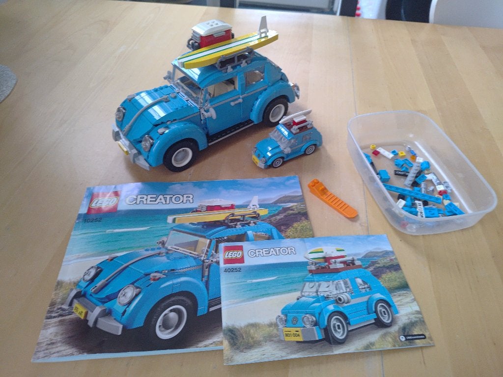 lego 10252 en 40252 Volkswagen Kever, Kinderen en Baby's, Speelgoed | Duplo en Lego, Compleet, Lego, Ophalen of Verzenden, Zo goed als nieuw