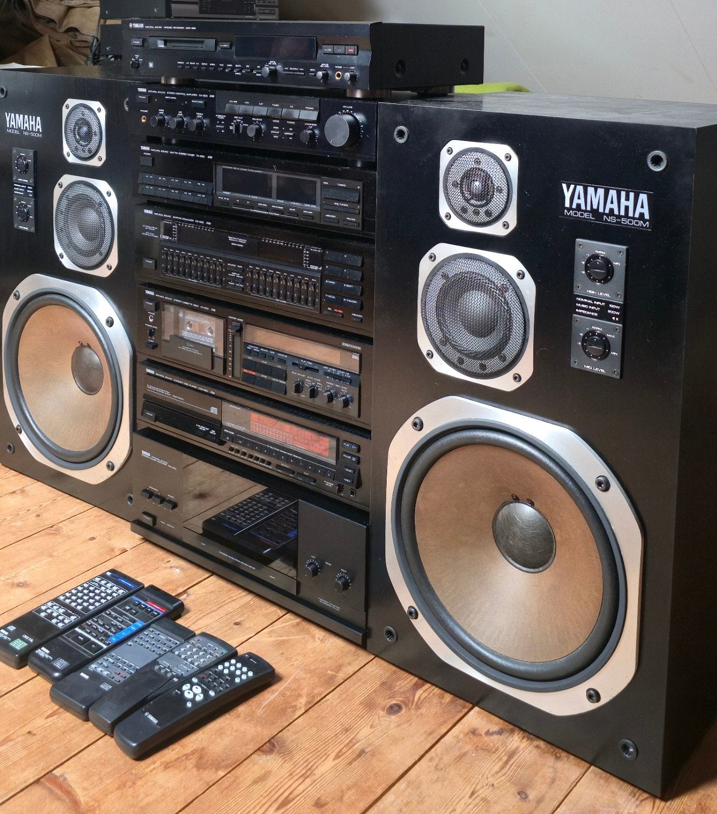 Yamaha High-End  Set met Speakers en Afstandsbedieninge, Ophalen, Gebruikt, Cassettedeck, Losse componenten