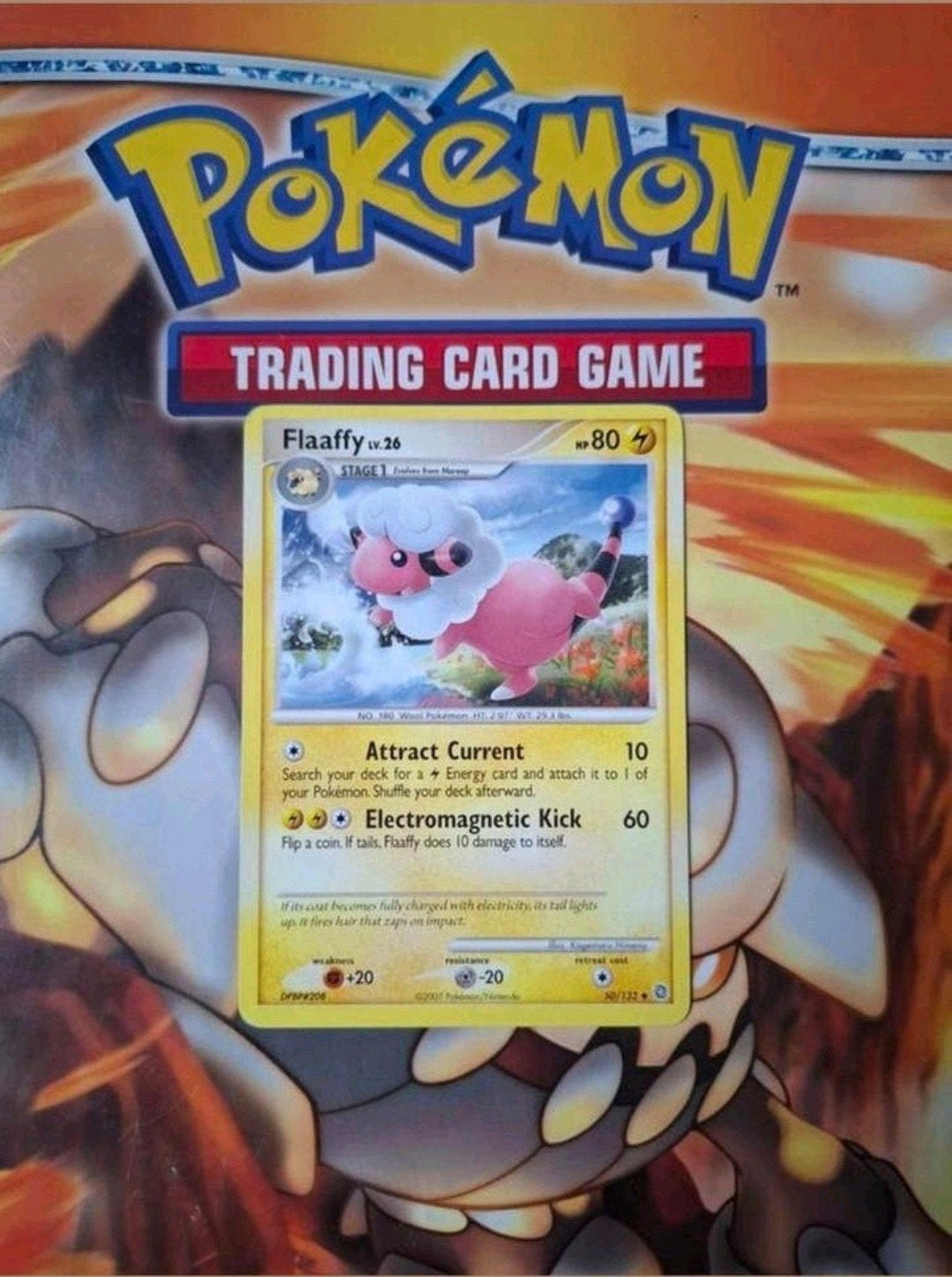 Flaaffy 50/132 Diamond&Pearl Secret Wonders pokemon kaart, Ophalen of Verzenden, Gebruikt, Losse kaart