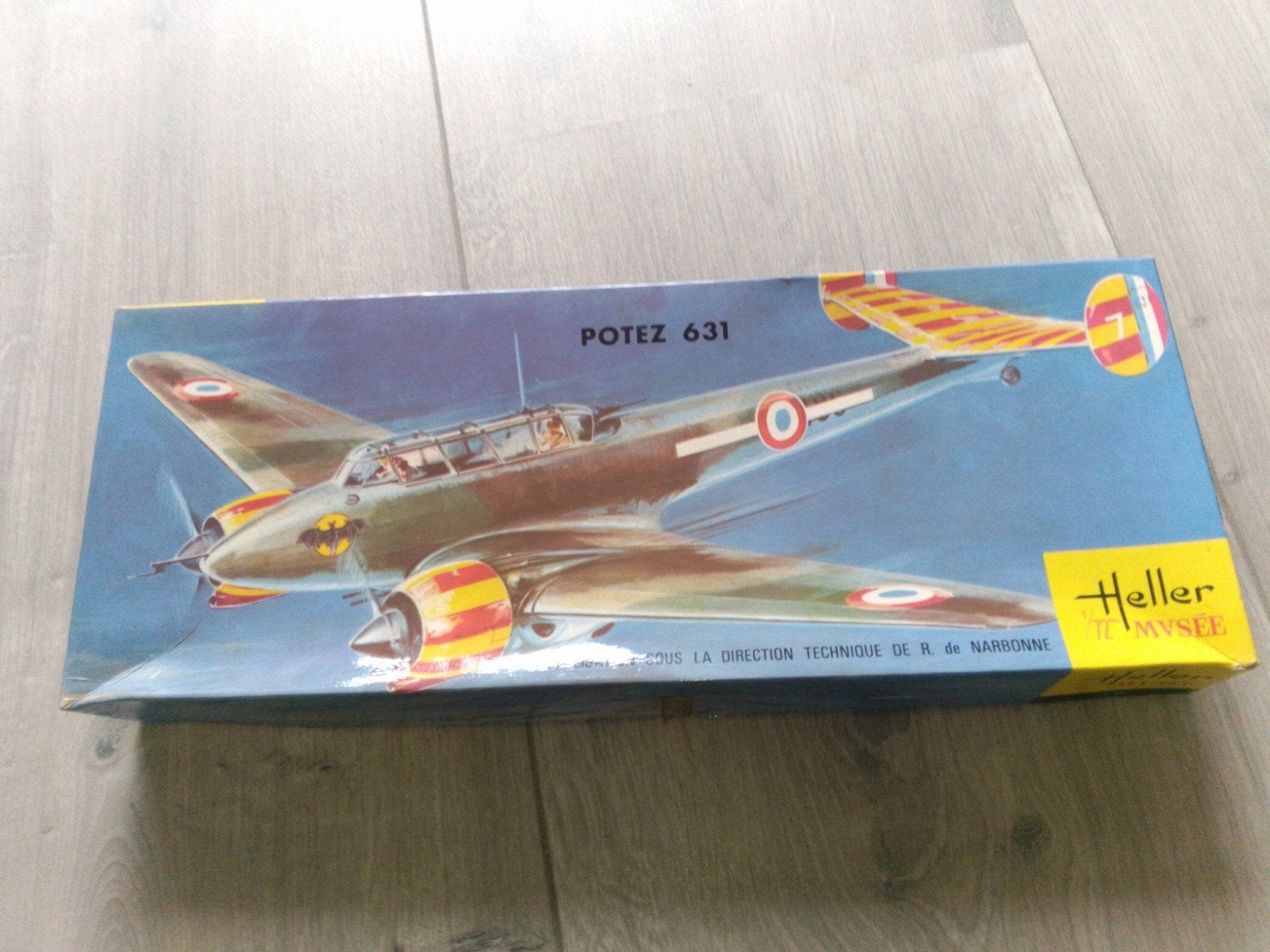 Heller Potez 631., Ophalen of Verzenden, 1:72 tot 1:144, Overige merken