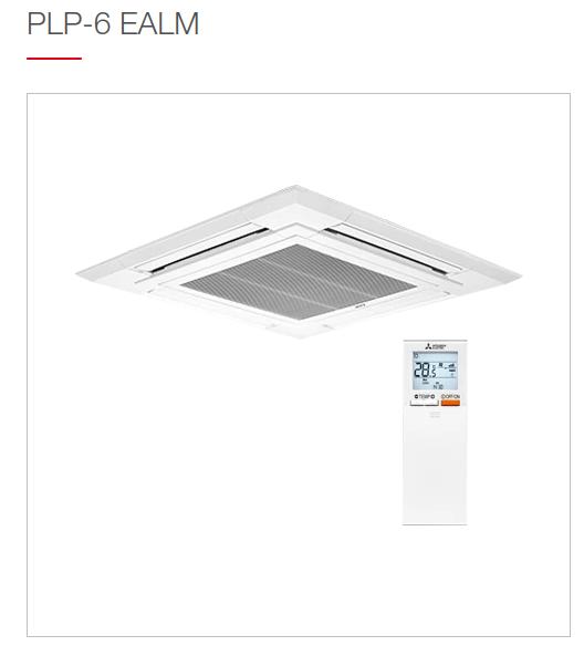 Luchtrooster cassette met IR bediening Mitsubishi Electric, Koelen en Ontvochtigen, Timer, Nieuw, 3 snelheden of meer