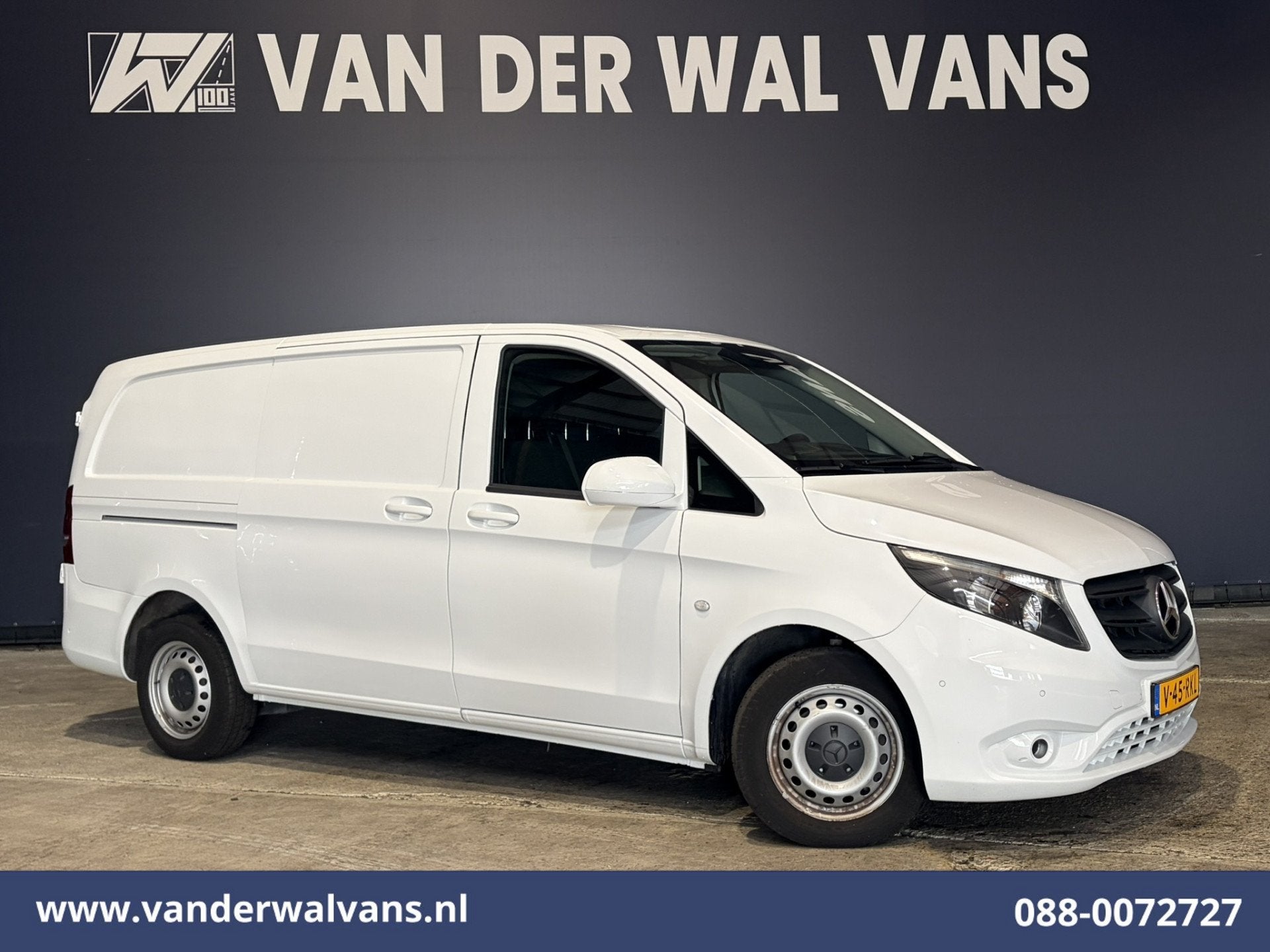 Mercedes-Benz Vito 114 CDI 136pk L2H1 Euro6 Airco | Camera |, Dealer onderhouden, Gebruikt, 2000 kg, Wit