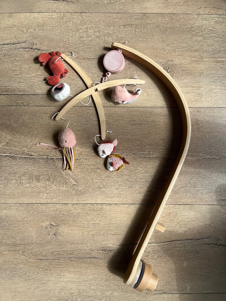 Little Dutch muziekmobiel Oceaan, Ophalen, Zo goed als nieuw, Rond, In hoogte verstelbaar