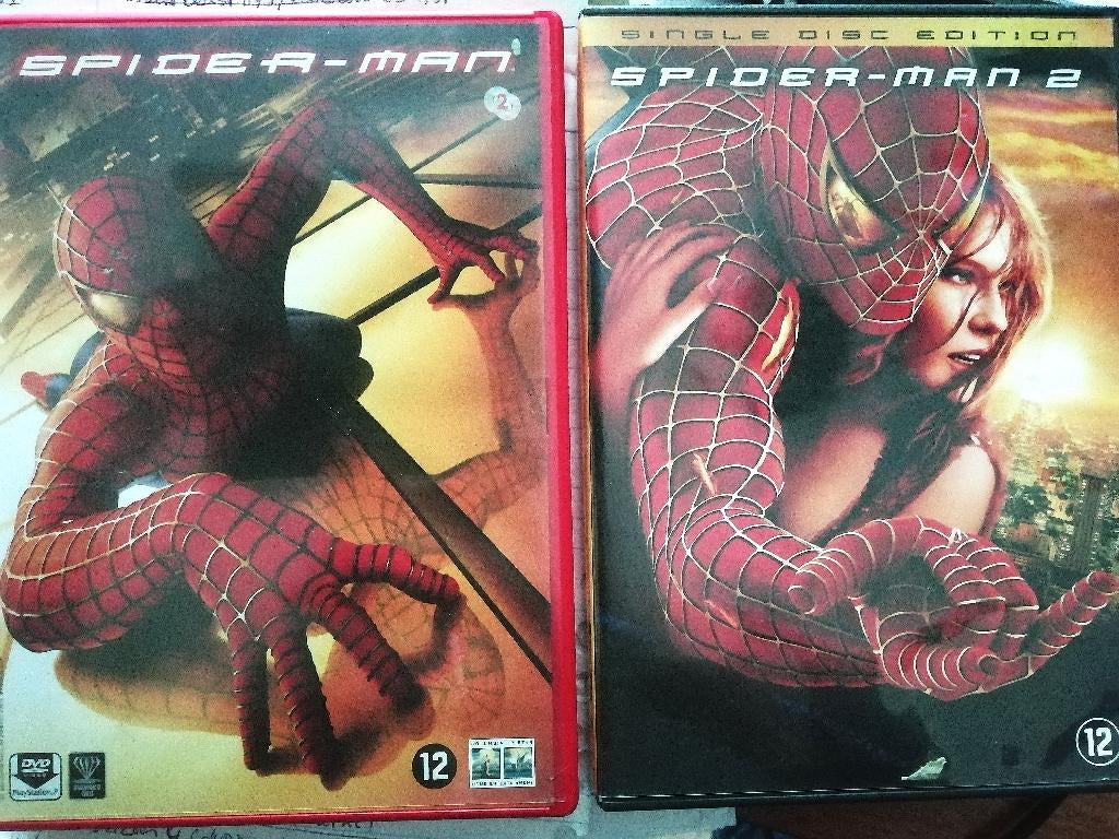 spider man ( set - delen 1 en 2 ), Alle leeftijden, Ophalen of Verzenden, Zo goed als nieuw