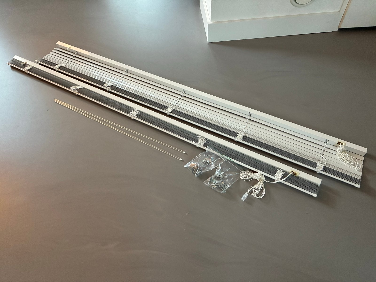 Aluminium Jaloezieën - Wit - 2 stuks - 170 breed x 160 hoog, Ophalen, 170 cm, Wit, Zo goed als nieuw