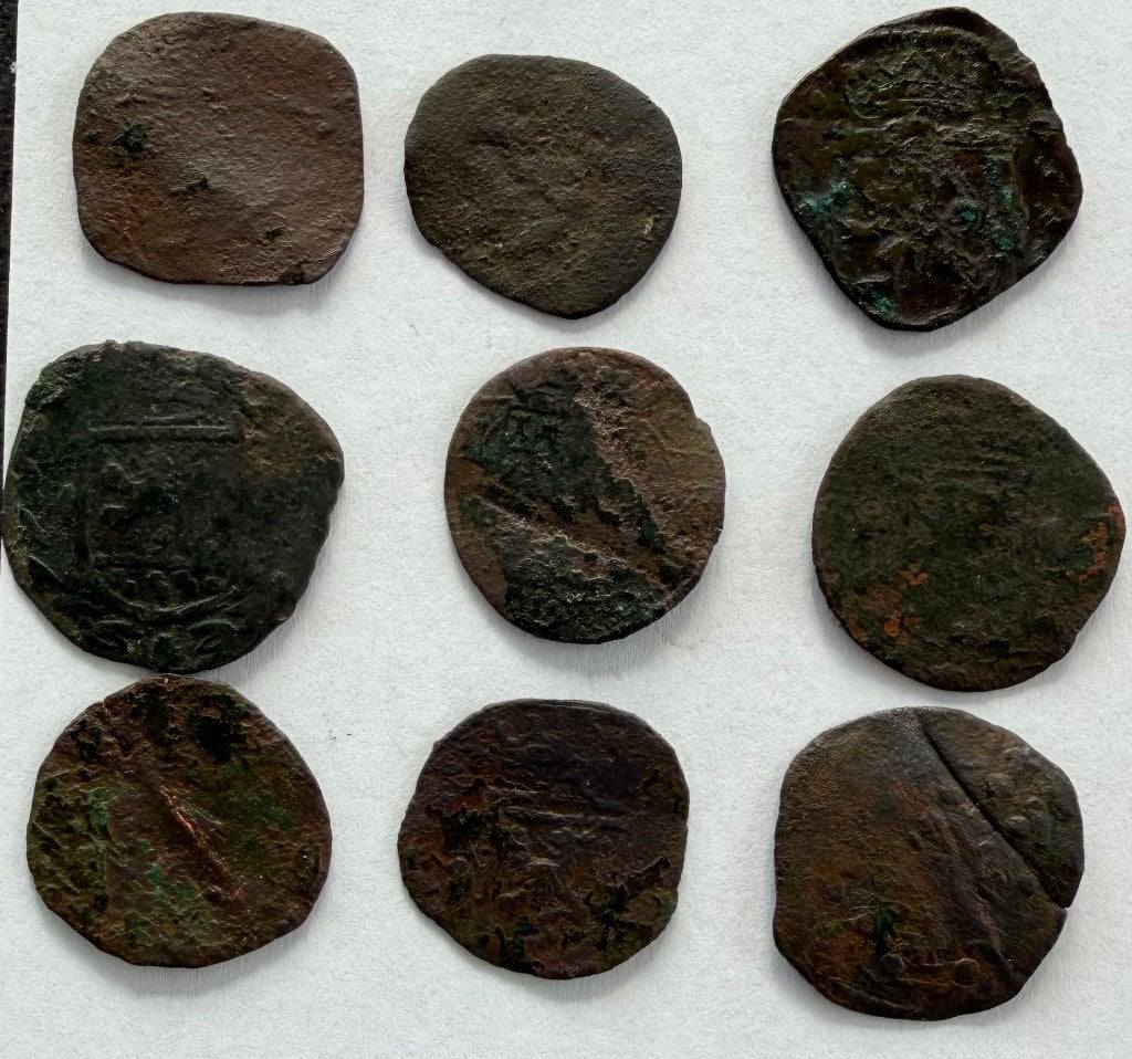 Lotje Duiten, Stevensweert, Batenburg, Thorn, 9 st., Verzenden, Vóór koninkrijk, Overige waardes, Losse munt