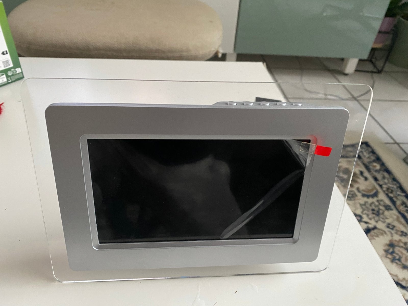 Digitale fotolijst 7 inch met handleiding en adapter, Audio, Tv en Foto, Fotografie | Digitale fotolijsten, Overige merken, Nieuw