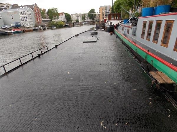 dekschuit 17 x 4.75 ponton, Watersport en Boten, Beroepsscheepvaart, Ophalen, Gebruikt, Overige brandstoffen, Ponton