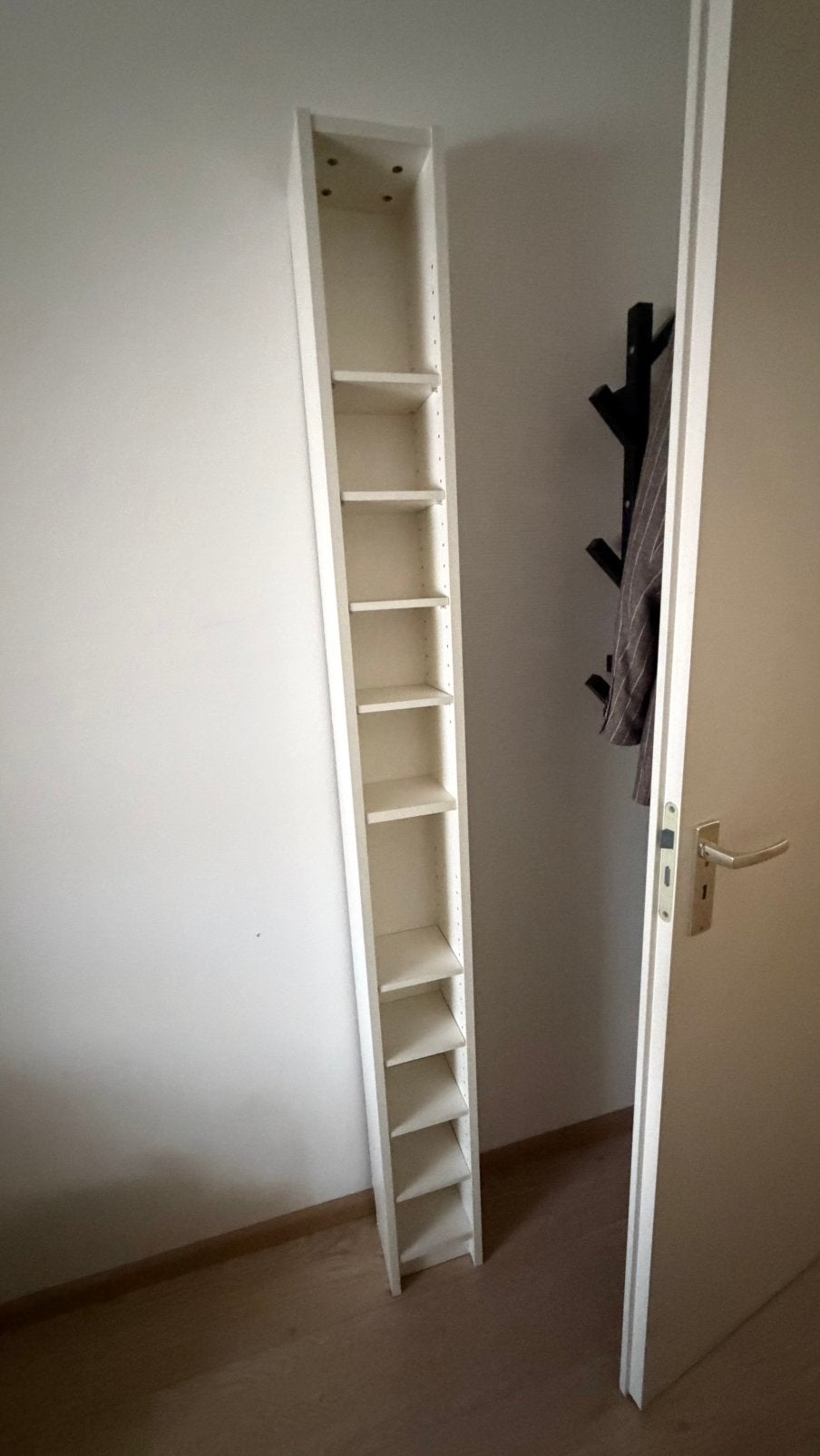 Ikea Billy Benno Gnedby cd-, dvd- en bluray kast wit, Ophalen, Gebruikt, Hout, Cd's of Dvd's