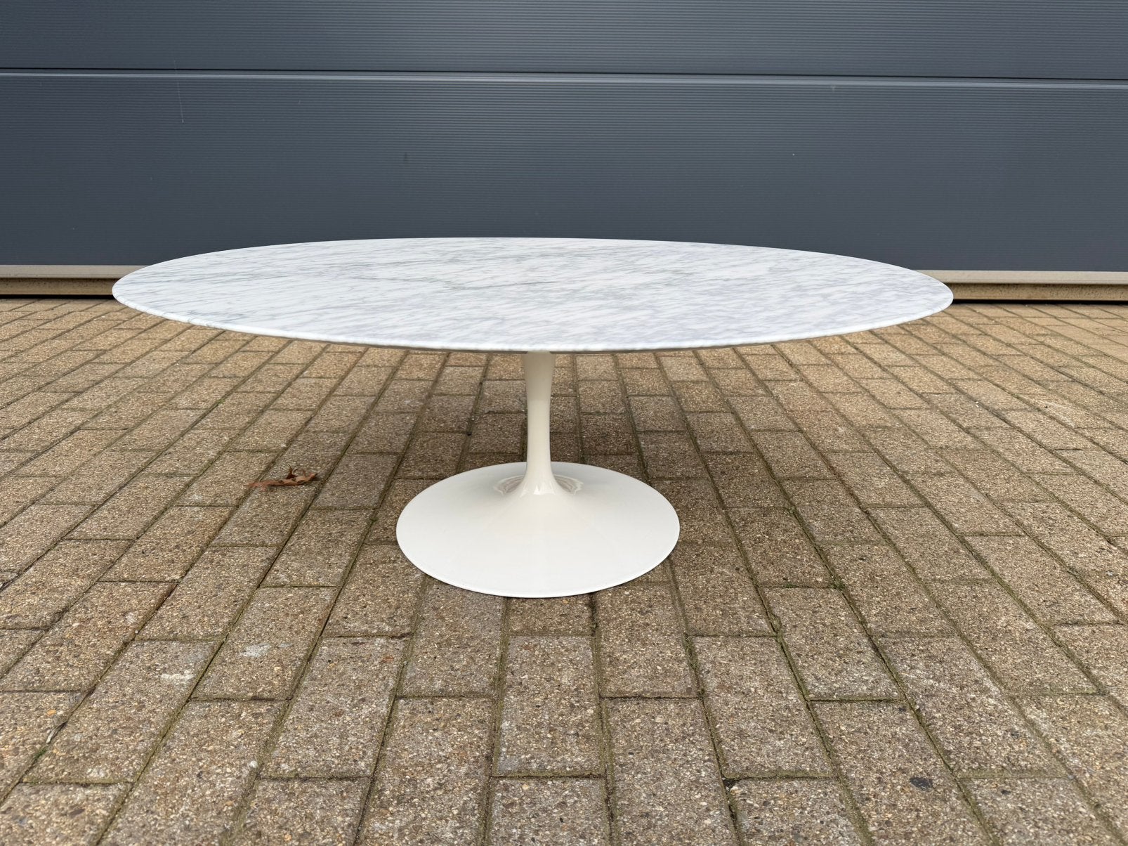 Originele Knoll Tulip Eero Saarinen Ovale Salontafel Carrara, Ophalen of Verzenden, Vitra mah jong togo sede cassina artifort b&b italia leolux cor