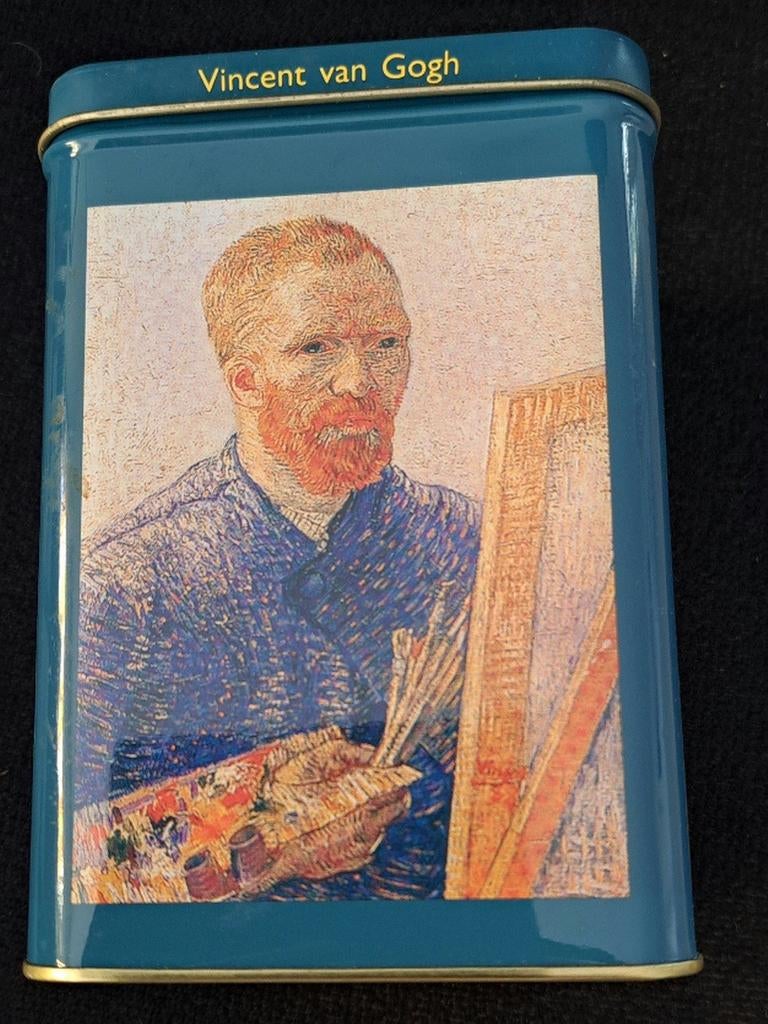 VINCENT VAN GOGH blik, Verzamelen, Blikken, Zo goed als nieuw, Koek(jes), Overige merken, Ophalen of Verzenden