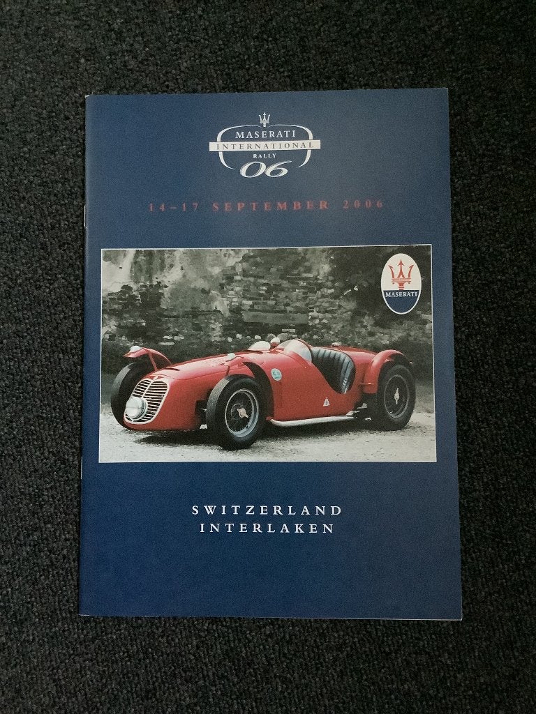Maserati Interclassic brochure, Boeken, Ophalen of Verzenden, Zo goed als nieuw, Overige merken