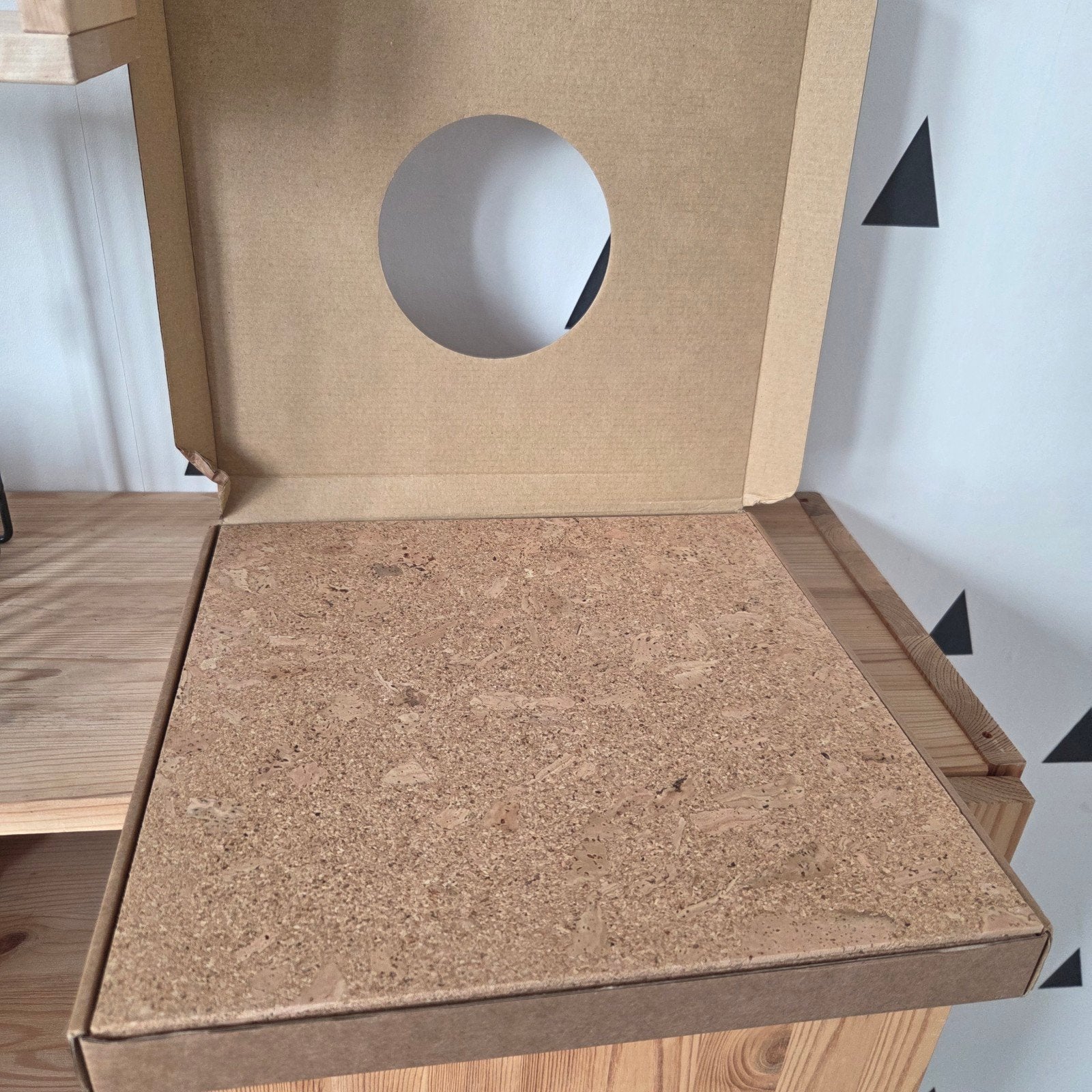 Kurktegels, Ophalen, 40 cm, Nieuw, Bruin