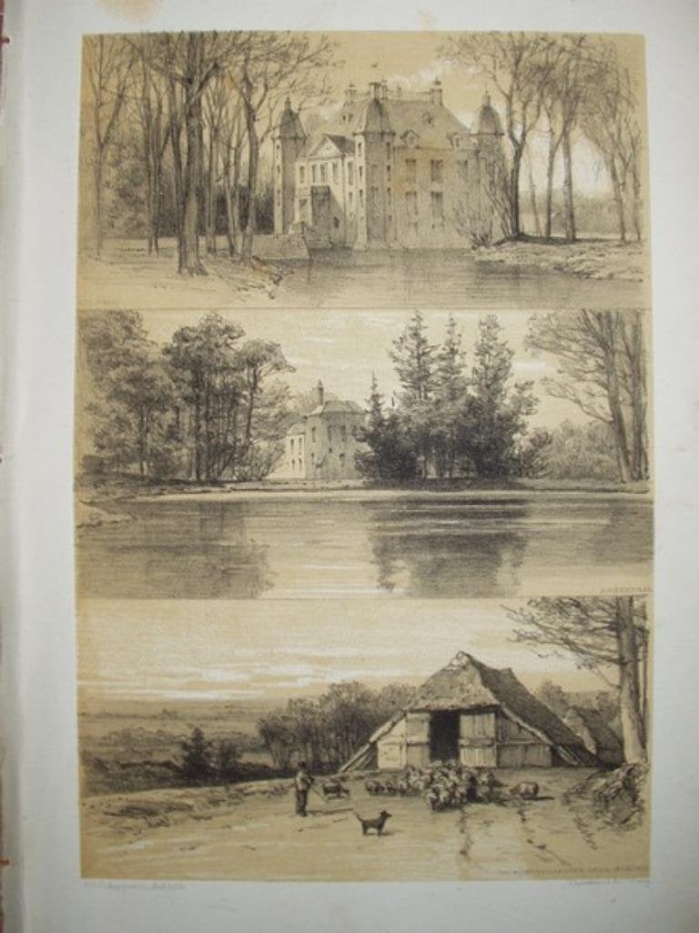 064 / Biljoen/ Roozendaal/ Schaapskooi Foto Litho 1887, Ophalen of Verzenden