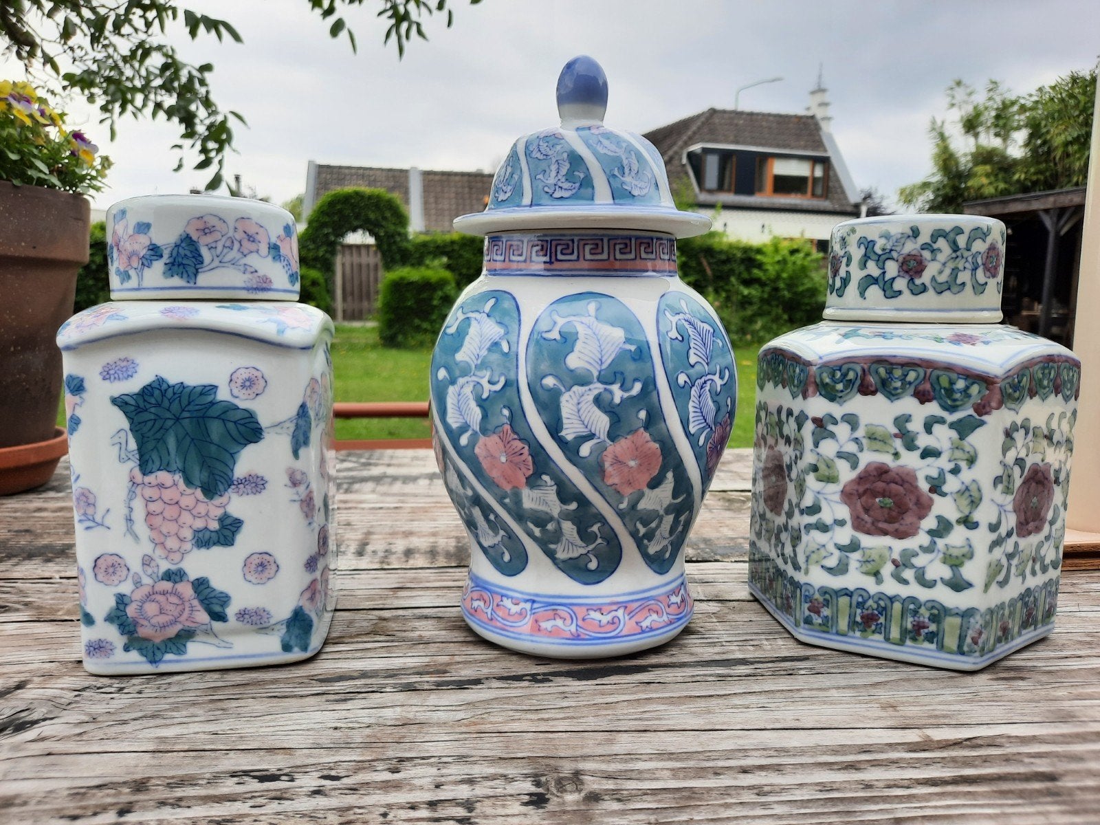 Chinees  kaststel, Ophalen