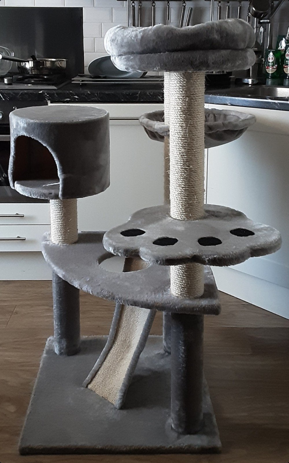 krabpaal kattenmeubel kattenmand " berenhol, Ophalen, Krabpaal