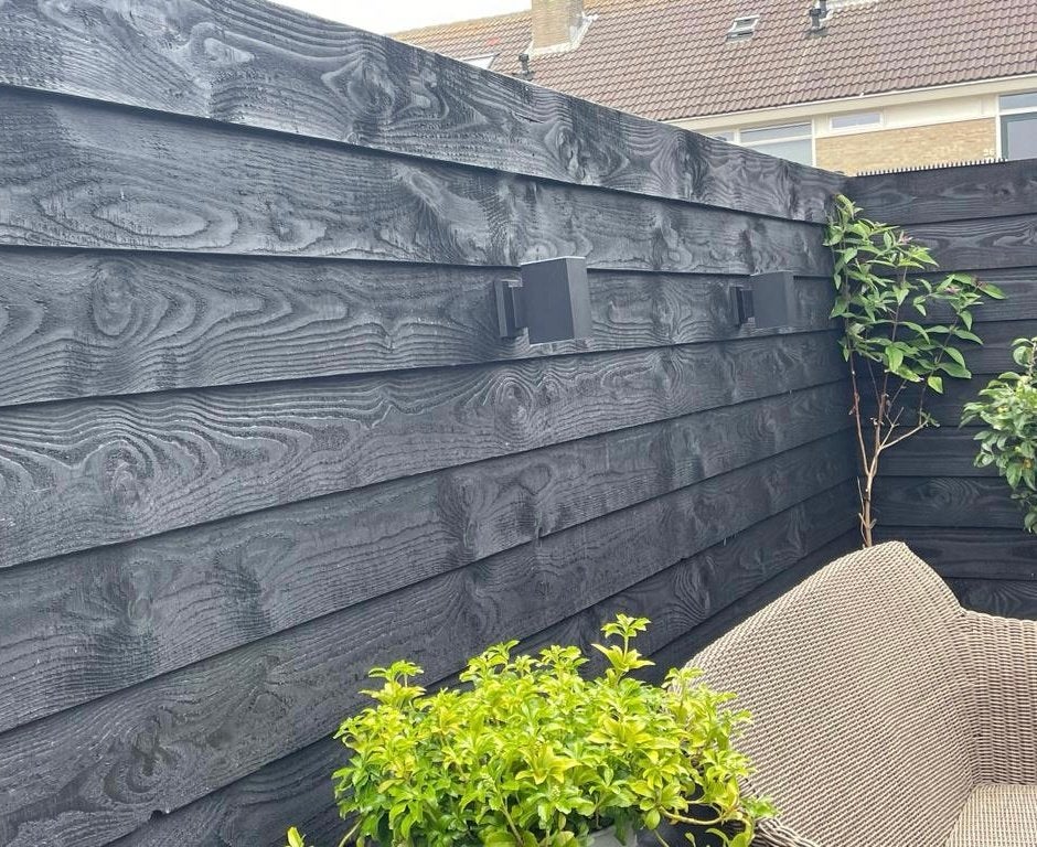Douglas Zweeds rabat zwart in 300, 400 & 500cm, Ophalen, Planken, Nieuw, Hardhout