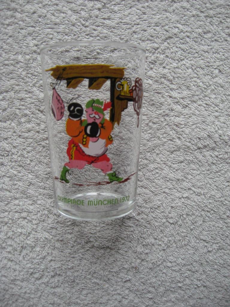 grappig limonadeglas van Olympiade München 1972 (nieuw), Ophalen of Verzenden, Nieuw, Gebruiksvoorwerp