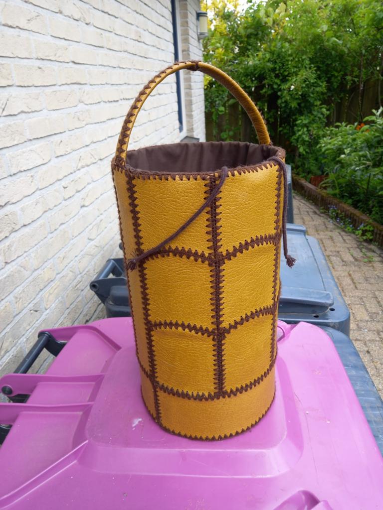 Retro vintage wolmand, bewaarmand, Ophalen of Verzenden, Huis en Inrichting