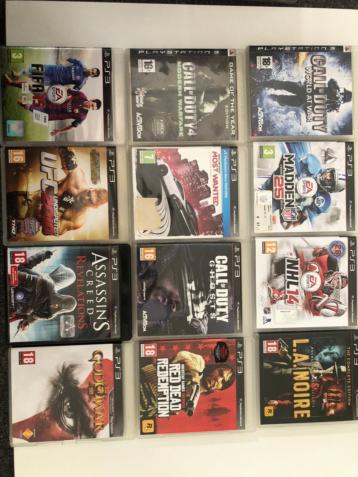 Ps3 Games, Spelcomputers en Games, Spelcomputers | Sony PlayStation 3, Ophalen of Verzenden, Zo goed als nieuw, Met 1 controller
