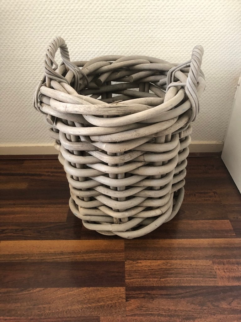 Mand, Ophalen, Gebruikt, Rond, Riet