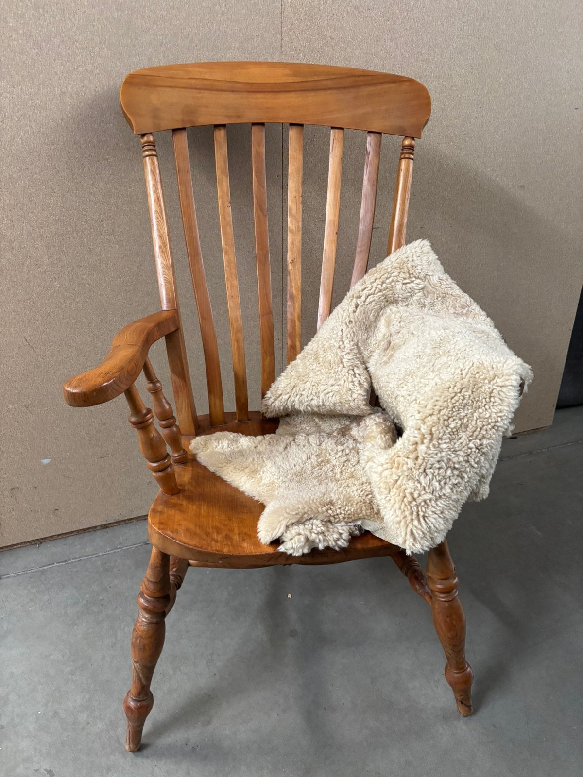 Vintage houten Windsor stoel, Ophalen