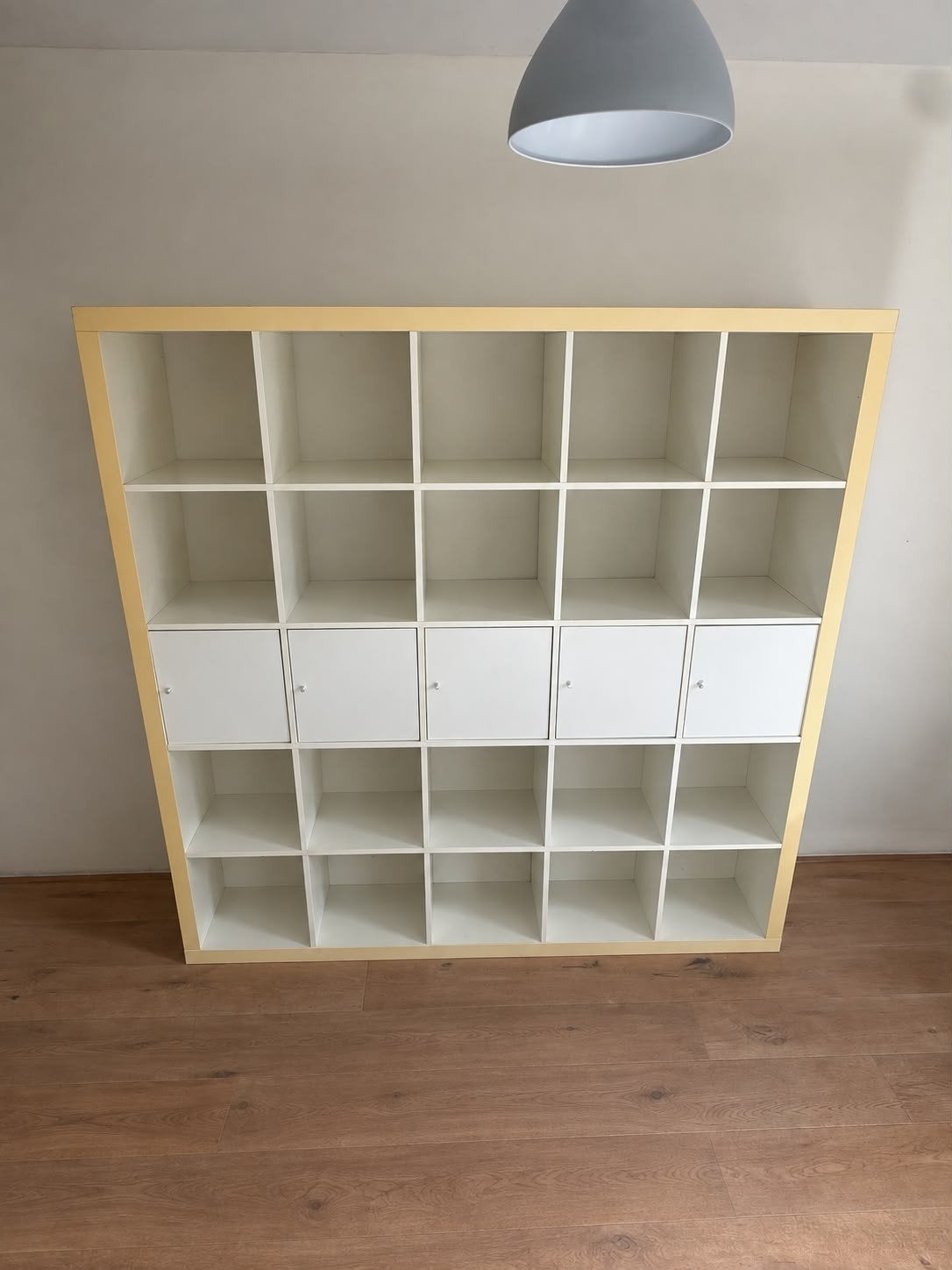 Gratis IKEA vakkenkast 185x185 cm incl. passende opbergkiste, Huis en Inrichting, Ophalen of Verzenden, Gebruikt, 25 tot 50 cm