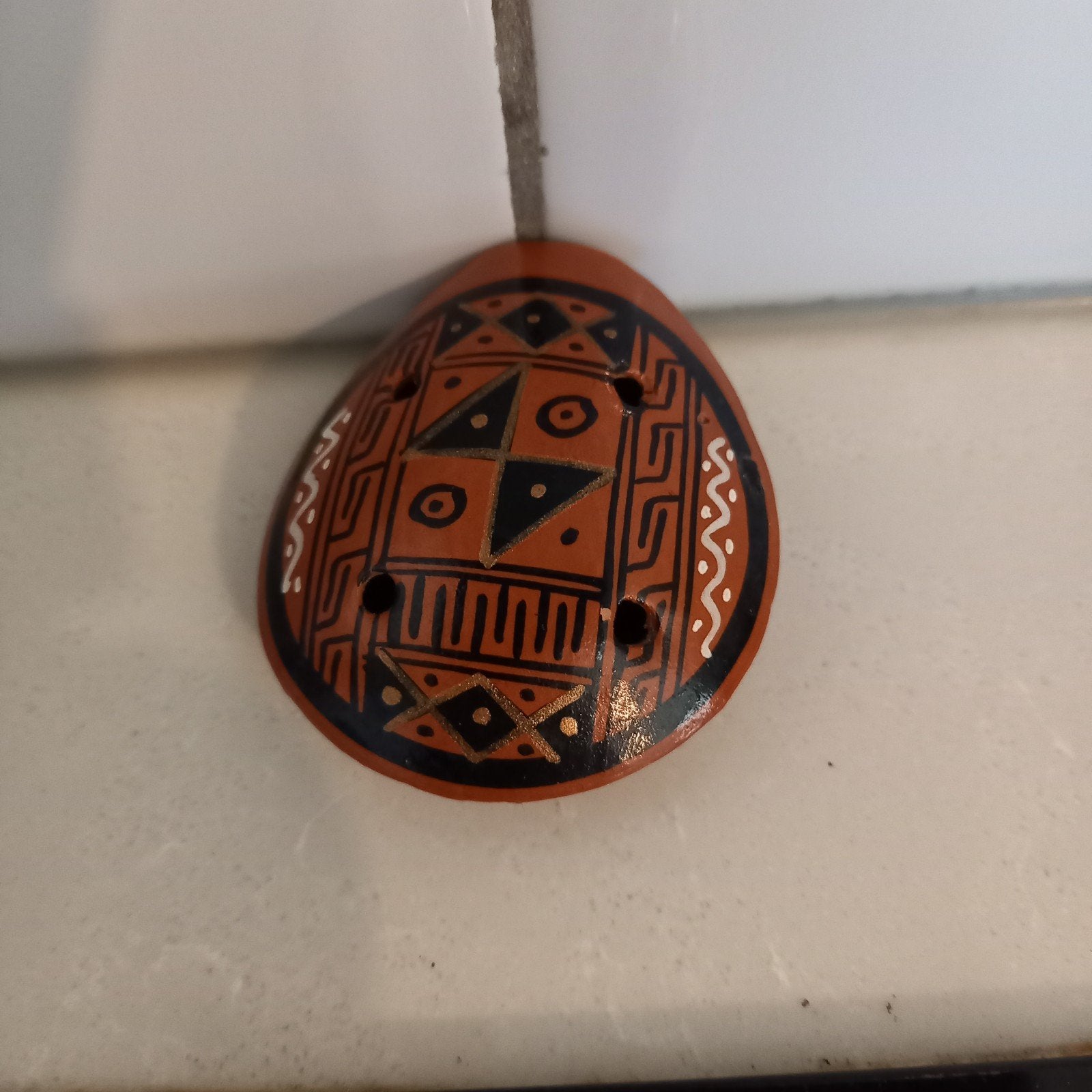 Handgemaakt Inca fluitje, Ophalen of Verzenden