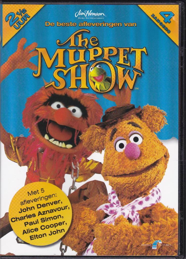 The Muppet show - 4 zangers ֎ John Denver, Alice Cooper, Cd's en Dvd's, Dvd's | Kinderen en Jeugd, Alle leeftijden, Poppen, Ophalen of Verzenden