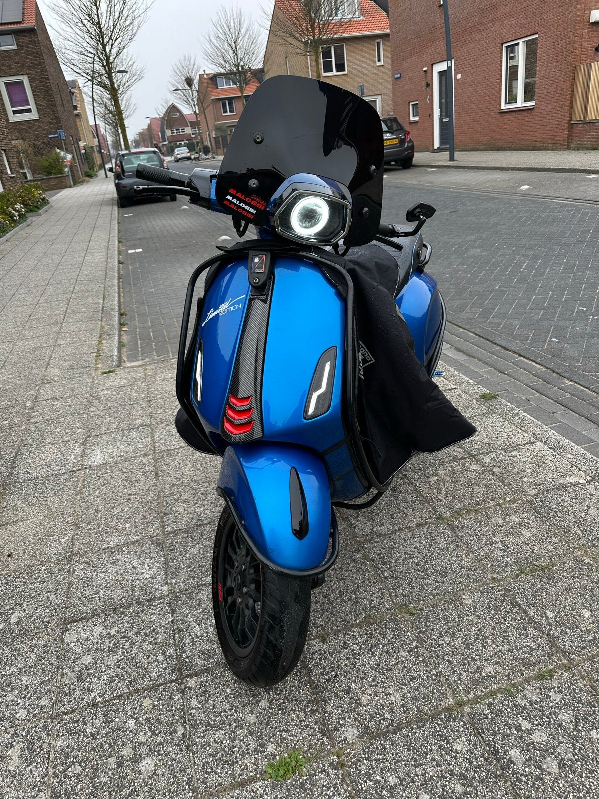Vespa Sprint 2014 Project - Blauw -, Fietsen en Brommers, Ophalen, Gebruikt, Overige modellen, Maximaal 45 km/u