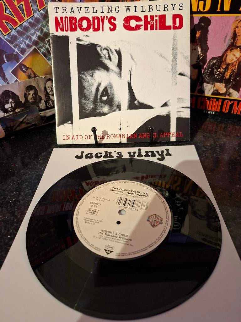 Traveling Wilburys - Nobody's Child (Vinyl Single) 1990, Ophalen of Verzenden, Zo goed als nieuw