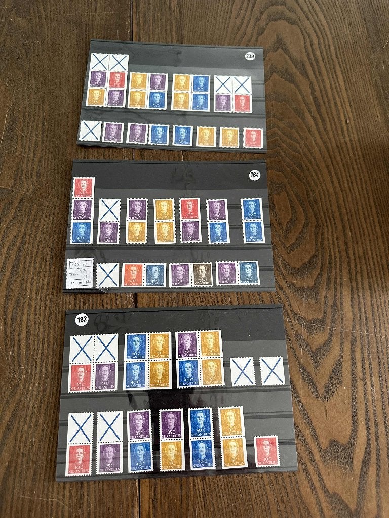 postzegels Nederlandse Antillen 1979 kombizegels 239+182+164, Verzenden, Postfris