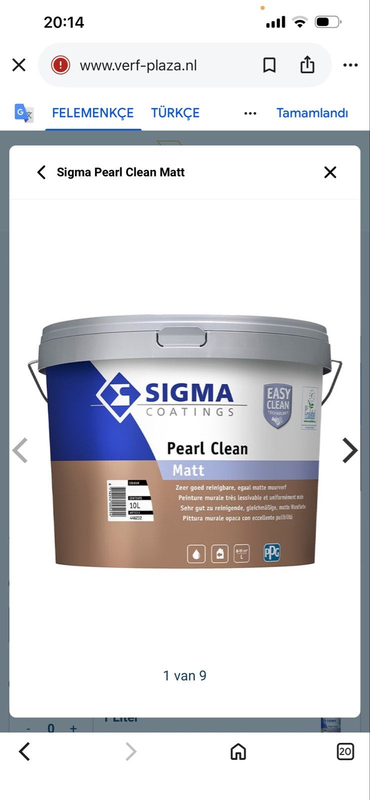 Sigma Singing Sand Verf 10kg - Nieuw en Ongeopend, Ophalen, Overige kleuren, Nieuw, Verf