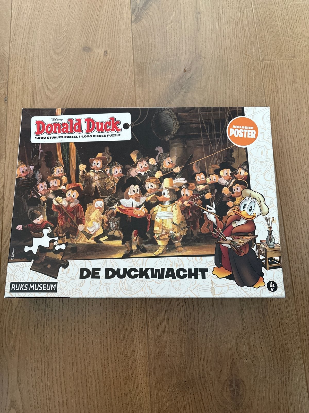 Donald Duck De Duckwacht 1000 stukjes puzzel, Ophalen of Verzenden, 500 t/m 1500 stukjes, Zo goed als nieuw, Legpuzzel