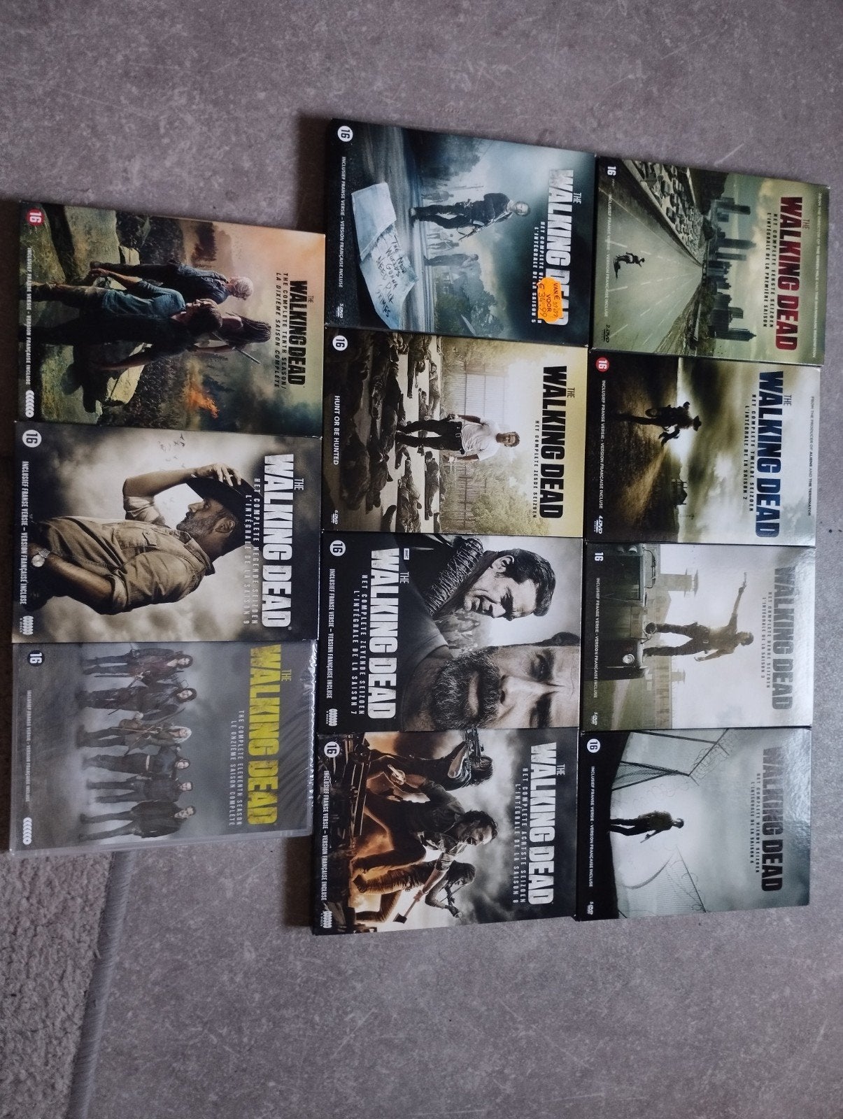 The Walking Dead DVD set Seizoen 1-11, Cd's en Dvd's, Vanaf 16 jaar, Ophalen of Verzenden, Zo goed als nieuw, Horror
