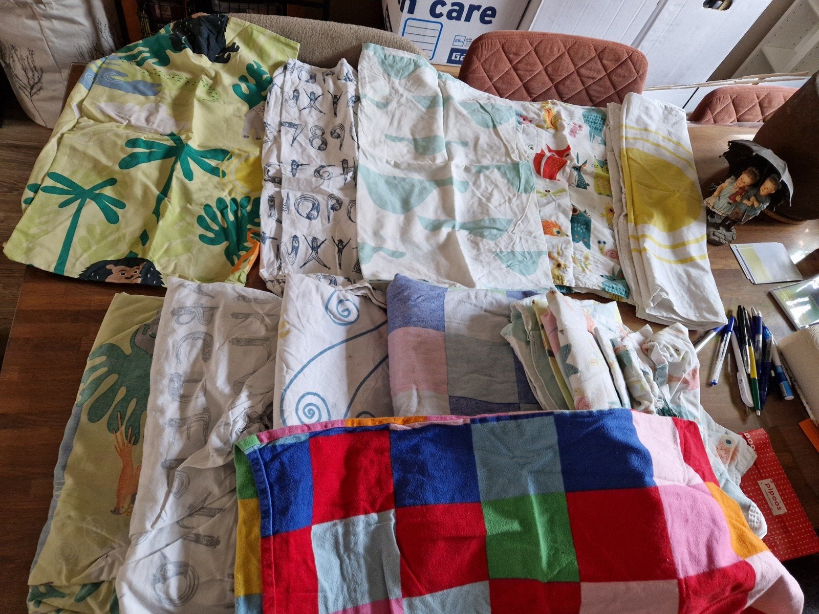6x IKEA Kinderdekbedovertrek 1-persoons - Goede staat, Ophalen, Eenpersoons, Dekbedovertrek, Zo goed als nieuw
