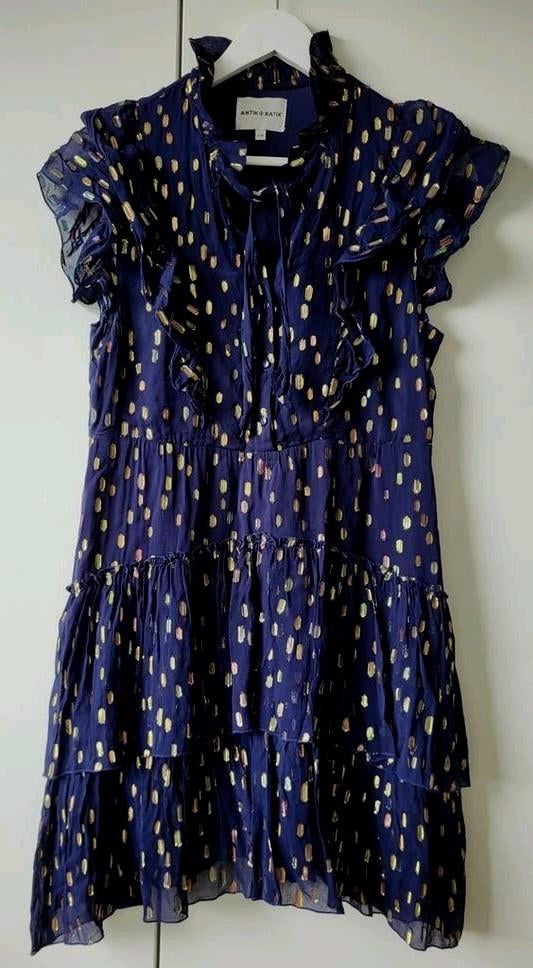 Antik Batik jurk in maat 34/36 NIEUW, Ladress Vanilia, Blauw, Nieuw, Ophalen of Verzenden