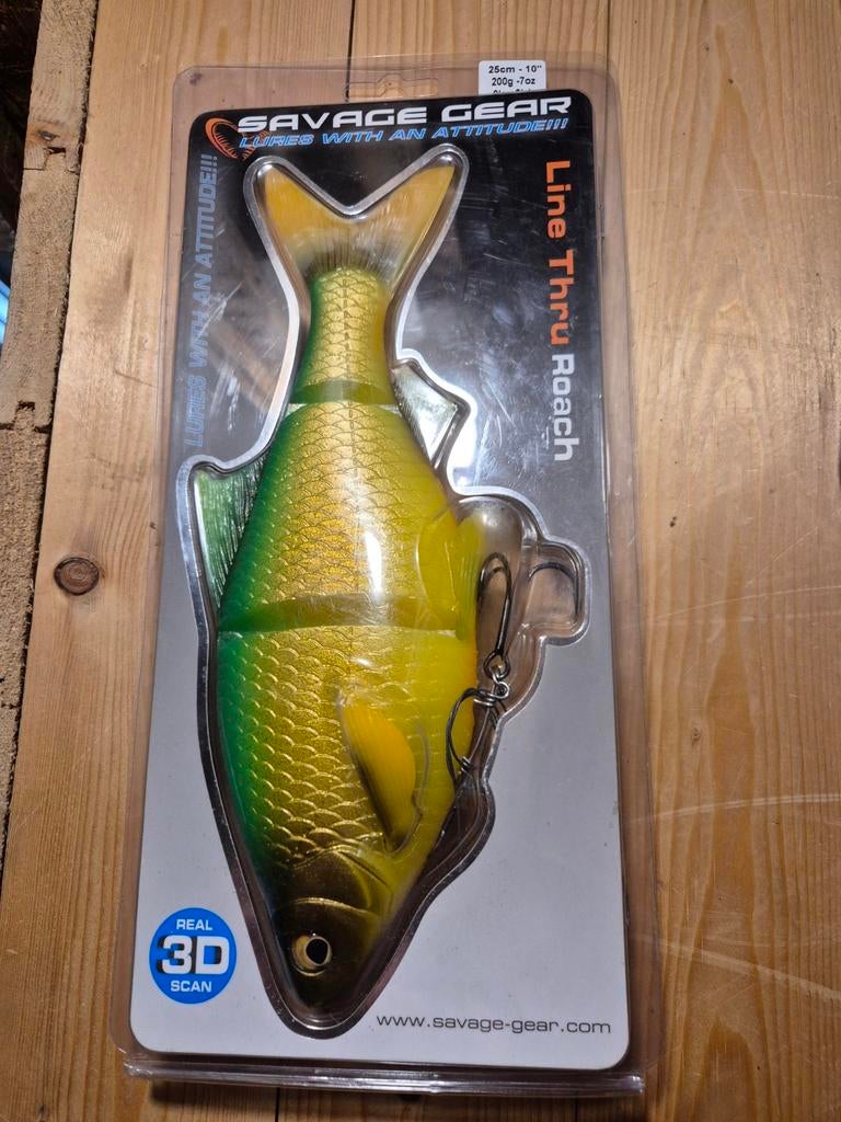 Savage gear 3d  line thru roach 32cm, Ophalen of Verzenden, Nieuw, Overige typen