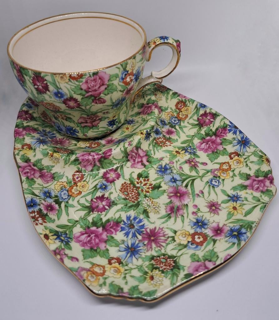 Royal Winton "Kew" Chintz Tennis Set, Ophalen of Verzenden
