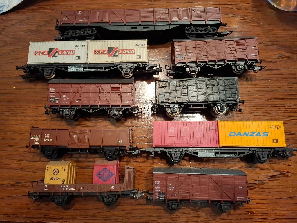 HO wagons, Hobby en Vrije tijd, Modeltreinen | H0, Overige merken, Gebruikt, Gelijkstroom, Wagon