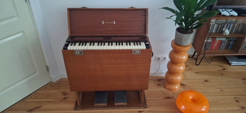 Mannborg kofferharmonium / traporgel – werkend, Ophalen, Gebruikt, 1 klavier, Orgel
