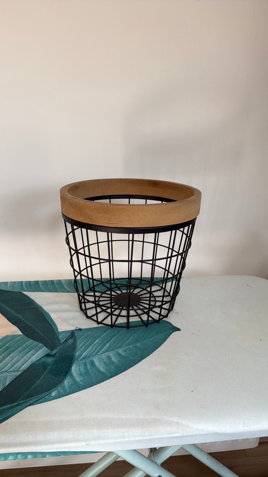 Mand/plantenpot, Ophalen, Zo goed als nieuw, Rond, Riet