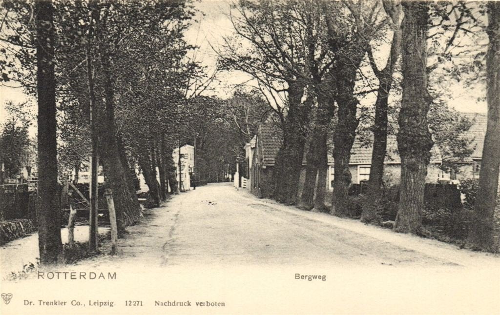 Rotterdam. - Bergweg - ongelopen, Verzenden, Voor 1920, Ongelopen, Zuid-Holland