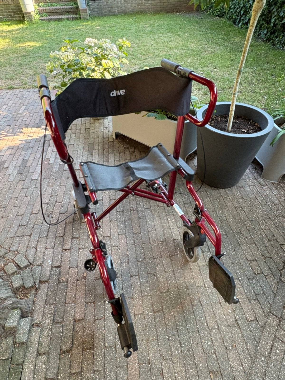 Rollator en rolstoel in één, Ophalen, Gebruikt