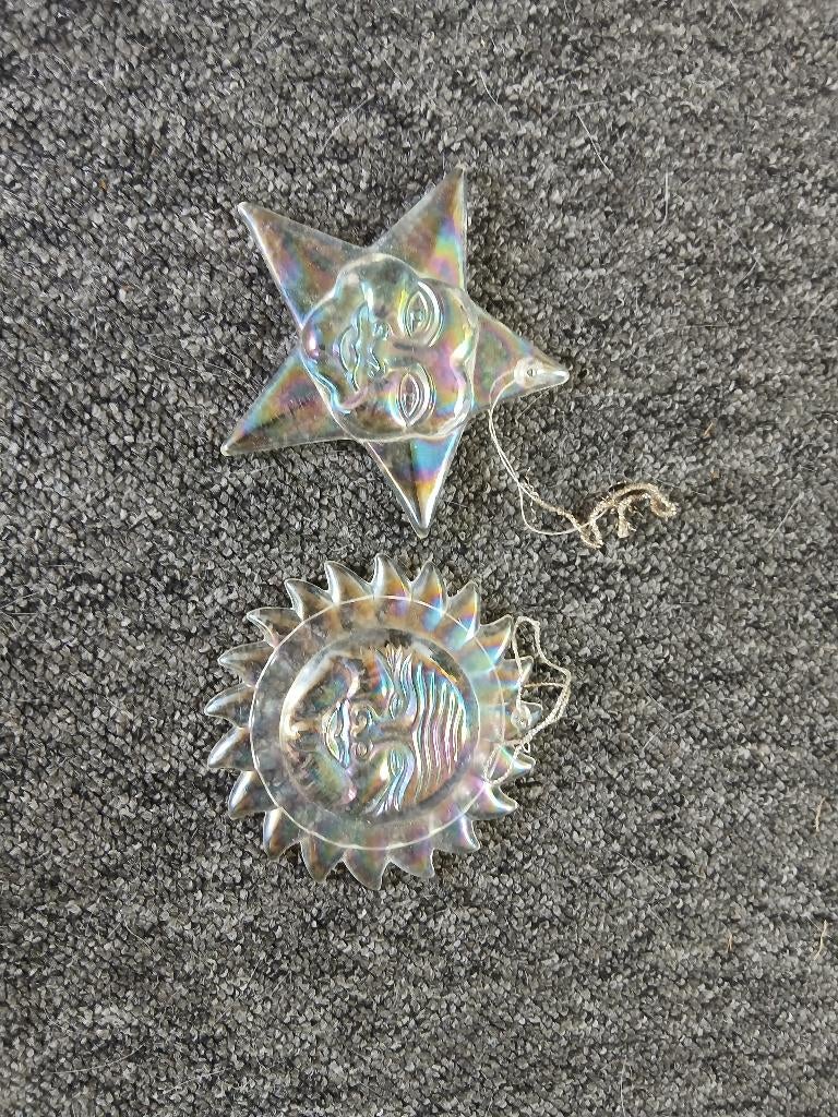 Leuke ster en zon van glas!, Ophalen