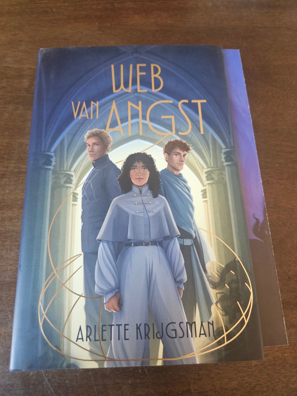 Web van Angst - Arlette Krijgsman (Fantasy Boek), Ophalen of Verzenden, Zo goed als nieuw, Arlette Krijgsman