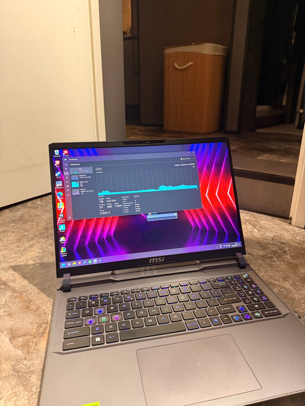 MSI Vector 16 HX – i9-14900HX | RTX 4080 | 32GB | 240Hz, Computers en Software, Met videokaart, Ophalen of Verzenden, Zo goed als nieuw