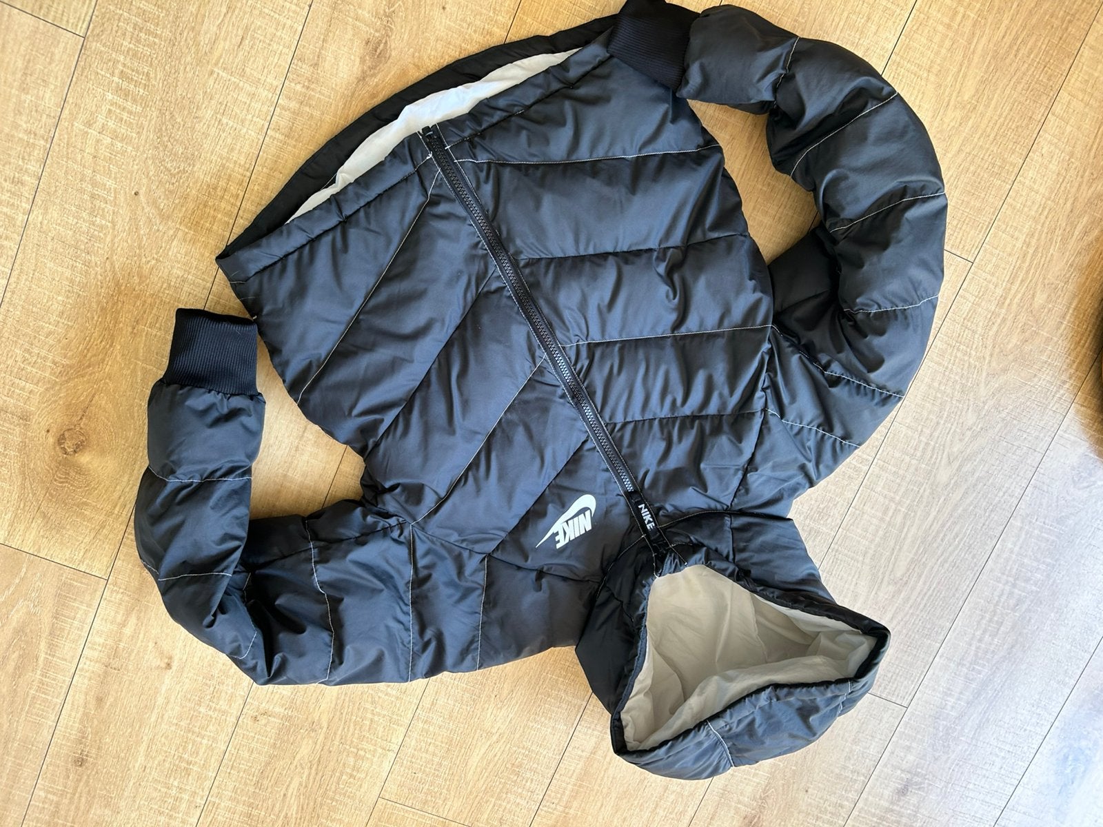 146 152 158 nike winterjas meisje bomberjack NIKE winter jas, Ophalen of Verzenden, Zo goed als nieuw, Meisje, Jas