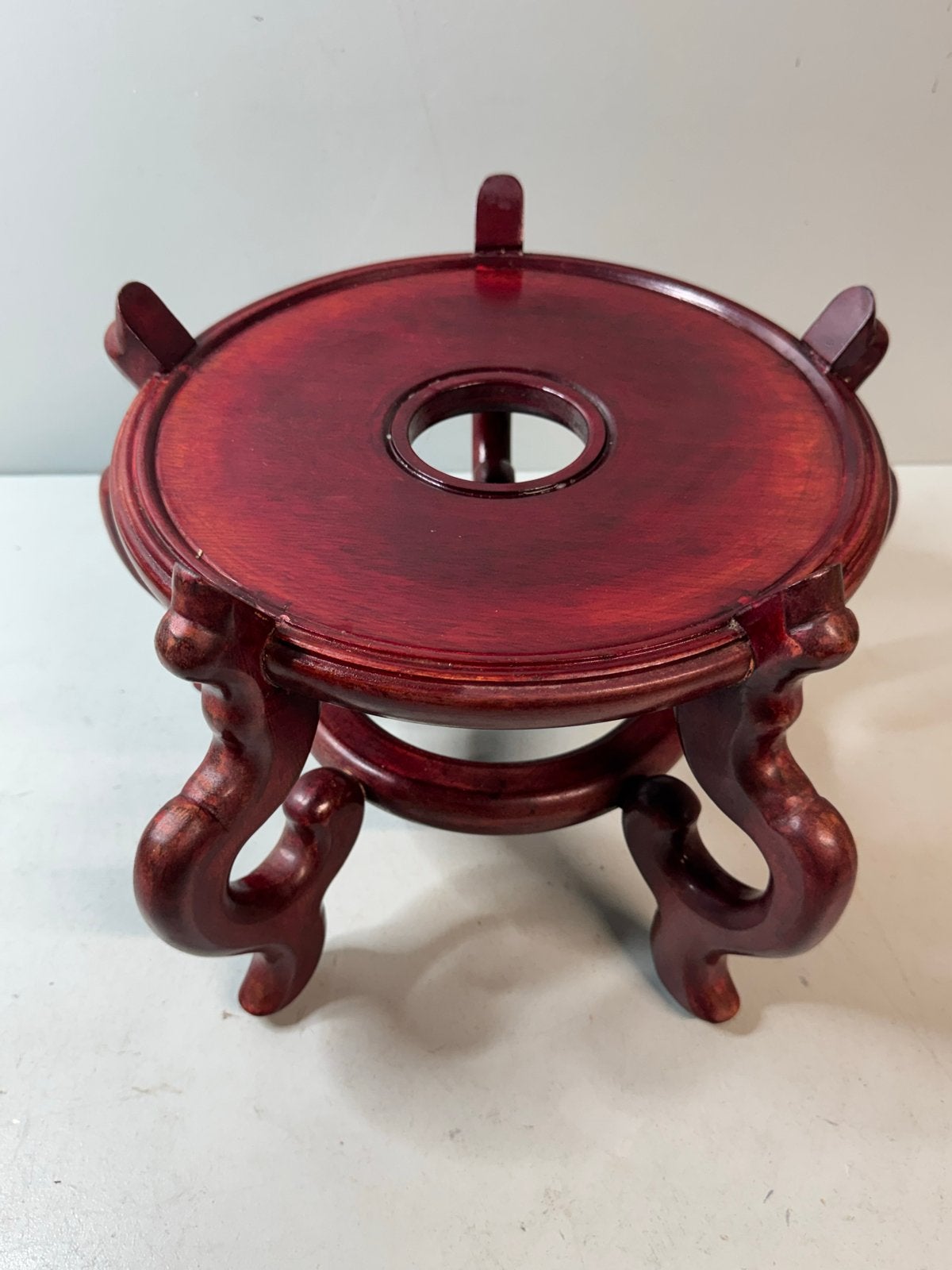 Vintage Houten Chinese Standaard voor Vazen/Planten, Ophalen of Verzenden